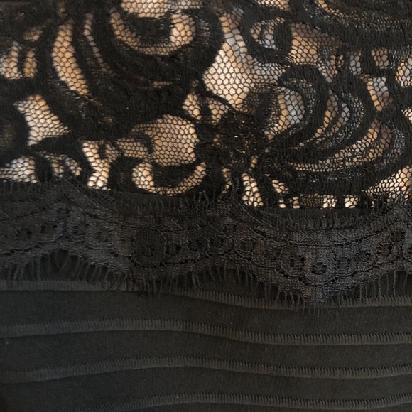 Jax Black Lace and Spandex Cocktail Party Dress - Picture 4 of 4